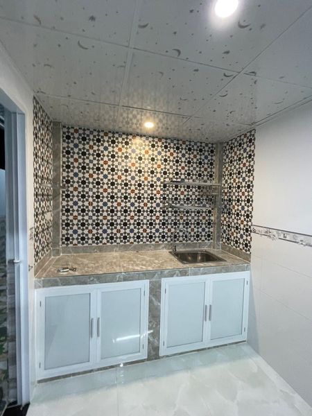 Cho thuê nhà trệt lửng mới KDC Thới Nhựt 1